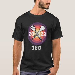 2022 Darts 180 Dartboard 180 in Darts Premium_2 T-Shirt