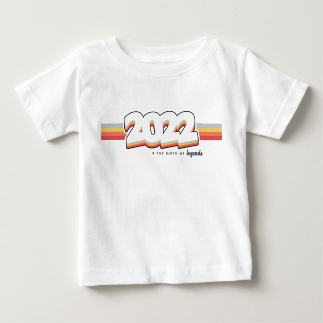 2022 Die Geburt von Legenden Baby T-shirt (Vorderseite)
