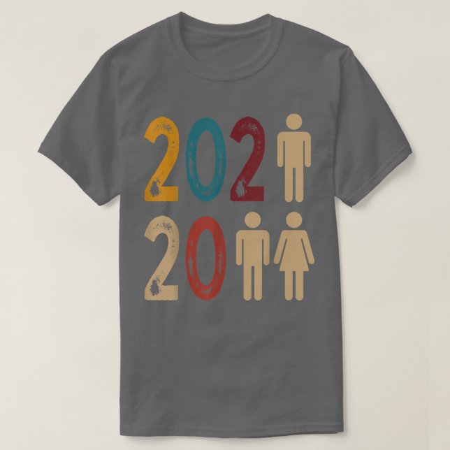2022 Ehefrau Husband Verheiratet Wedding Hubby Mat T-Shirt (Design vorne)