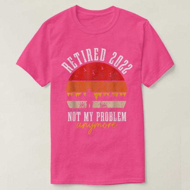 2022 erschöpft Nicht mein Problem noch lustiger Rü T-Shirt (Design vorne)