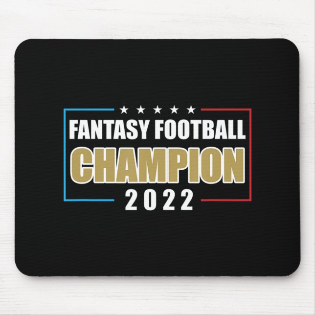 2022 Fantasy Football Champion USA Football Mousepad (Vorne)