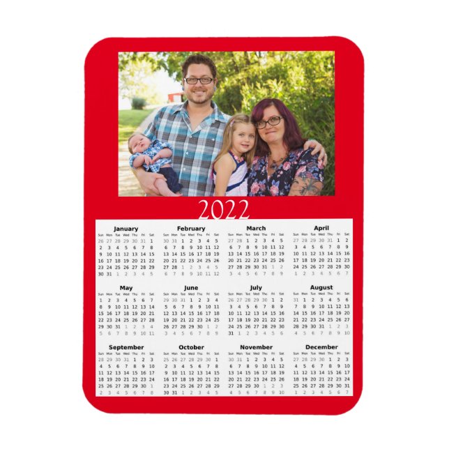 2022 Foto-Kalender - Mindesthandbuch Magnet (Vertikal)