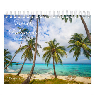 2022 Französischer Polynesien-Souvenirkalender Kalender