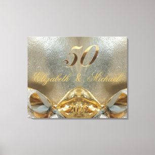 2022 Goldene Hochzeit 50. Hochzeitstag Leinwanddruck