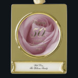 2022 Goldene Hochzeit 50 Jahre Banner-Ornament Gold<br><div class="desc">Goldene Hochzeit 50 Jahre Jubiläum,  Einzigartiges Hochzeitstil 2022,  Bannerdekoration</div>