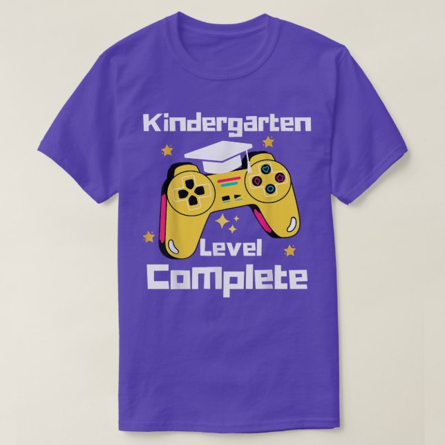 2022 Graduation Shirt Kindergarten Level Complete  (Design vorne)