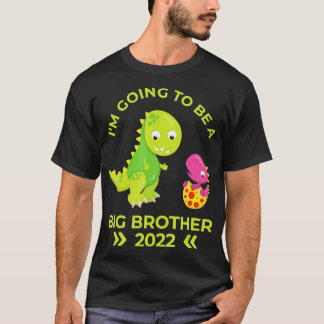 2022 Großer Bruder Little Sister Dinosaurs T-Shirt