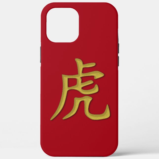 2022 Jahr des Case-Mate-iPhone-Falls von Tiger Case-Mate iPhone Hülle (Rückseite)