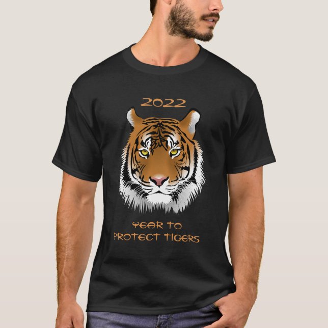 2022 Jahr zum Schutz der Tiger T-Shirt (Vorderseite)