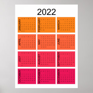 2022 Kalender Poster