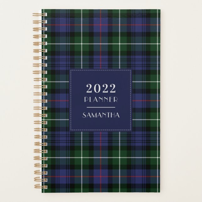 2022 Kariert Tartan Clan MacKenzie Planer (Vorderseite)