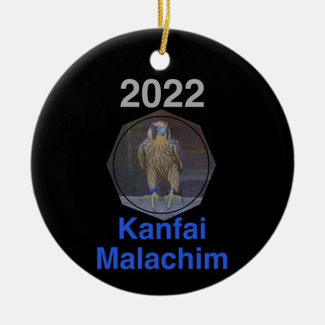 2022 Keramik Circle Ornament Kanfai Malachim (Vorne)