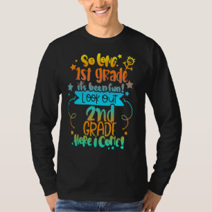 2022 Kids Gefärbte Krawatte So Long 1st Gradegradu T-Shirt