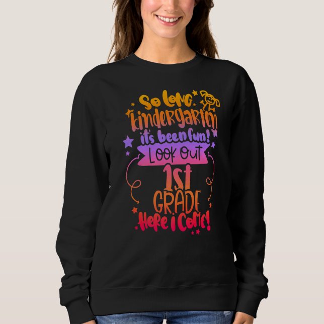 2022 Kinder Gefärbte Krawatte So langer Kindergart Sweatshirt (Vorderseite)