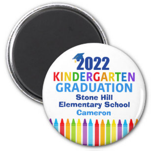 2022 Kindergarten Abschluss Niedliche Zollschule Magnet