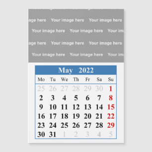 2022 Mai Kalender Magnetkarte