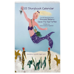 2022 Meerjungfrau und Meeresschildkröten Storyboo Kalender