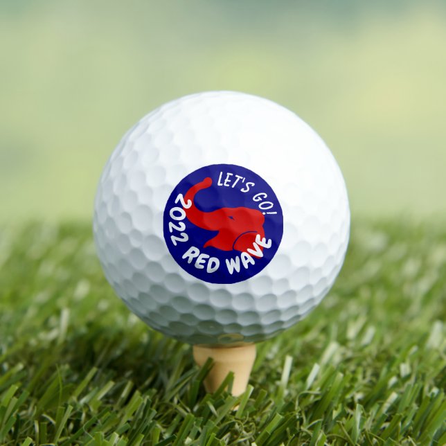 2022 MIDTERMS RED WAVE LET'S GO GOLFBALL (Insitu T-Shirt)