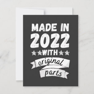 2022 mit Original-Teilen, Urlaubskarte Feiertagskarte