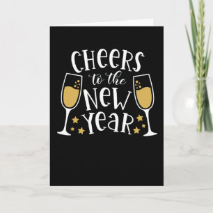 2022 Neujahrs-Matching-Happy-Party-Familien-Pyjama Karte