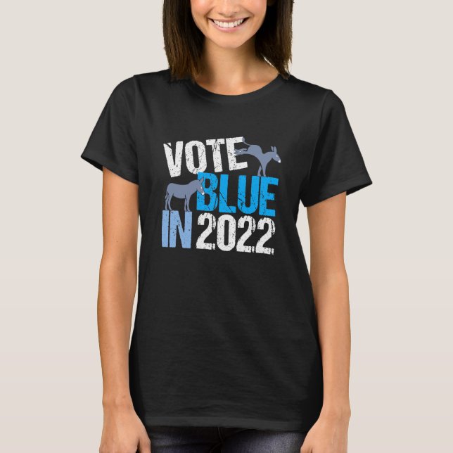 2022 Niedliche-Demokrat Donkey Women's T-Shirt (Vorderseite)
