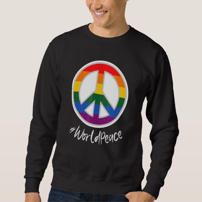 2022 Peace Global Peace International Unity Liebe  Sweatshirt (Vorderseite)