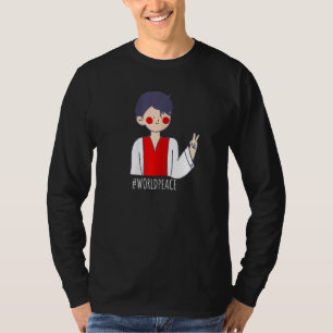2022 Peace Global Peace International Unity Liebe T-Shirt