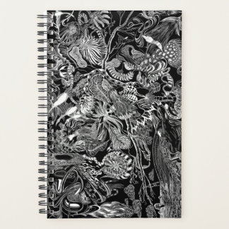 2022 Planer - Schwarz & Weiß Originale Kunst