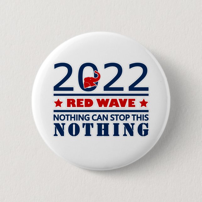 2022 ROTE WAVE BUTTON (Vorderseite)