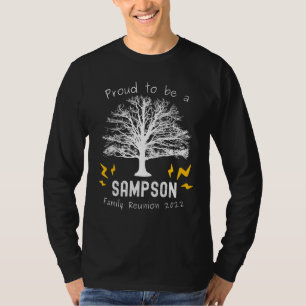 2022 Sampson Family Wiedersehen Tree Sommer Party T-Shirt