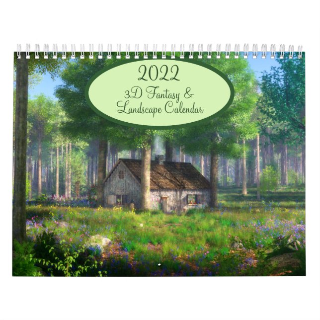 2022 SilverWebForge 3D Fantasy & Landscape Kalender (Titelbild)