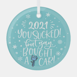 2022 sind zum Kotzen, aber Sie haben sich einen Au Ornament Aus Glas
