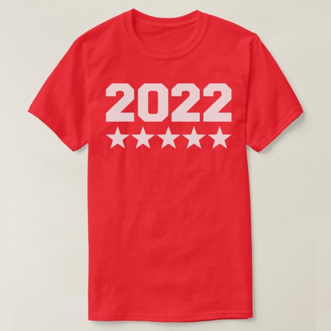 2022 Sterne T-Shirt (Design vorne)
