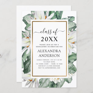 2022 Tropischer Abschluss Einladung