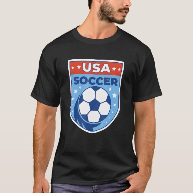 2022 US Soccer Team unterstützt American Player Co T-Shirt (Vorderseite)