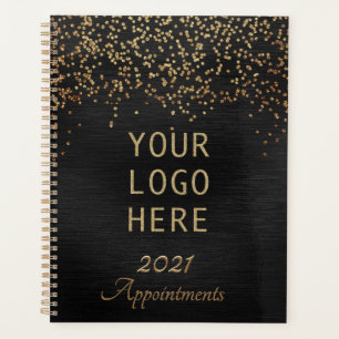 2022 Vorzeigebuch für das elegante Black Gold Log Planer