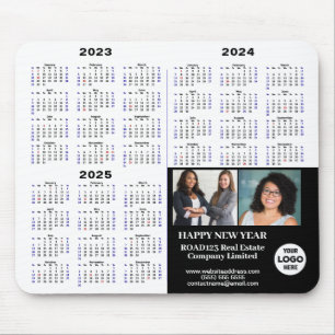2023 - 2025 Geschäftskalender Moderner Minimalisti Mousepad