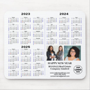 2023 - 2025 Kalender Modernes Business Minimalisti Mousepad