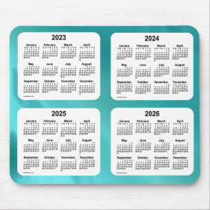 2023-2026 Water World 4 Year Calendar by Janz Mousepad
