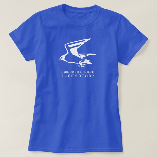 2023-24 FPE Falcon Womens Blue T-Shirt (Design vorne)