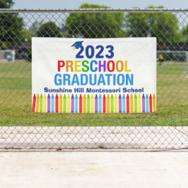 2023 Abschluss Custom Crayon School Banner