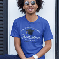 2023 Abschluss Custom High School Senior Blue