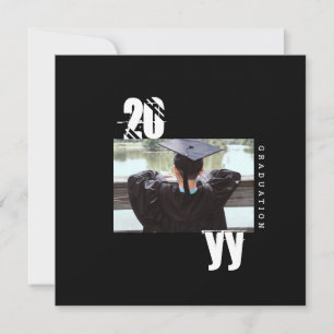 2023 Abschluss Typografie Fett Foto Minimal
