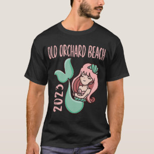 2023 Alte Orchard Beach Urlaub Niedlich Meerjungfr T-Shirt