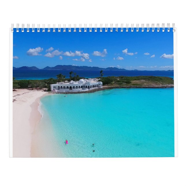 2023 Anguilla Beaches Calendar Kalender (Rückseite)