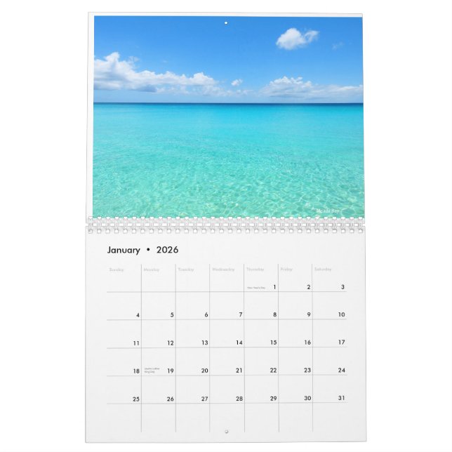 2023 Anguilla Beaches Calendar Kalender (Jan 2026)