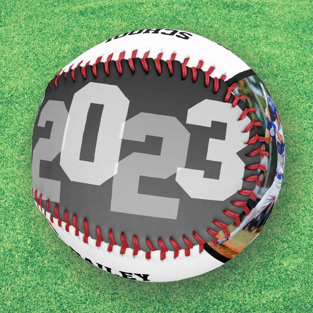 2023 Athlete Black Ombre Abschluss Foto Baseball (Von Creator hochgeladen)
