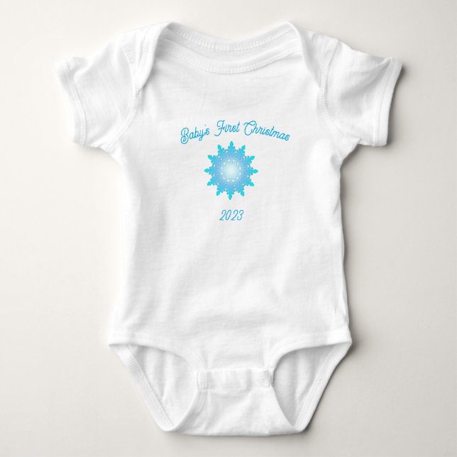 2023 Baby's First Christmas Baby Bodysuit Strampler (Vorderseite)