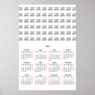 2023 Benutzerdefiniertes Kalenderposter selbst ges Poster