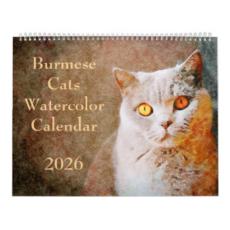 2023 Burmese Cat Mama Mama Owner Lovers Gift Kalender